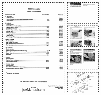 CASE 688C Excavator Service Manual