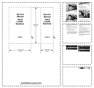 CASE 780 B Backhoe Loader Service Manual