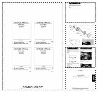 CASE 9045B Excavator Service Manual