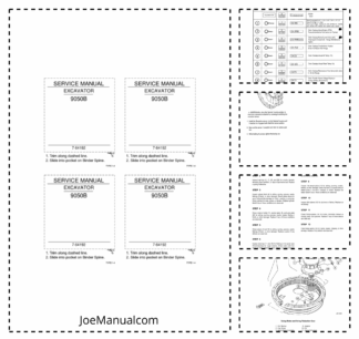 CASE 9050B Excavator Service Manual 2