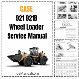 CASE 921 921B Wheel Loaders Service Manual