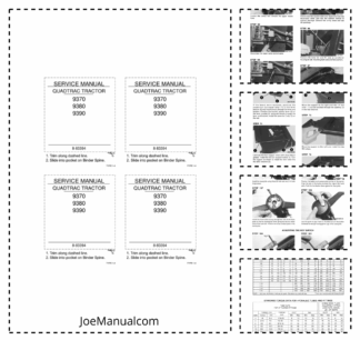 CASE 9370 9380 9390 Quadtrac Tractors Service Manual
