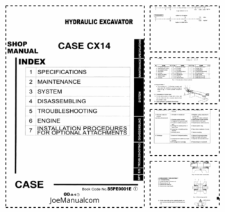 CASE CX14 Excavator Service Manual