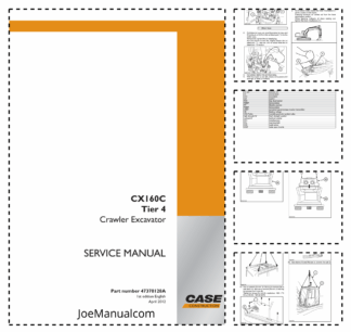CASE CX160C Tier 4 Crawler Excavator Service Manual