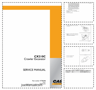 CASE CX210C Crawler Excavator Service Manual