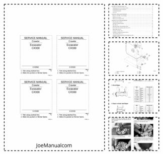 CASE CX330 Excavator Service Manual