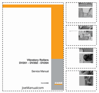 CASE DV201 DV202 DV204 Vibratory Rollers Service Manual