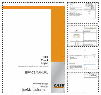 CASE ISM Tierr 4 Engine Service Manual