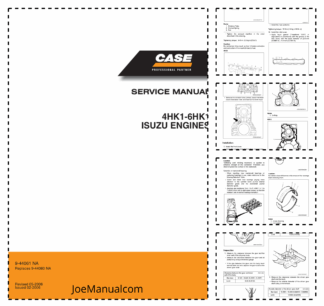 CASE Isuzu 4HK1 6HK1 Engine Service Manual