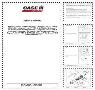 CASE Magnum Series Tractors Service Manual 51431499