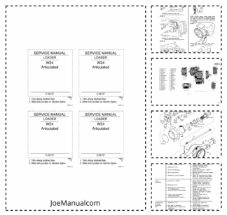 CASE W24 Loader Service Manual