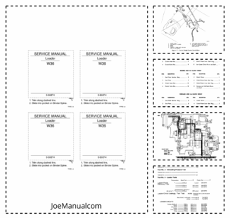 CASE W36 Loader Service Manual