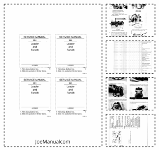 CASE W4 Loader and Forklift Service Manual