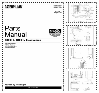 Caterpillar 320C 320C L Excavator Parts Catalog SEBP3593-17