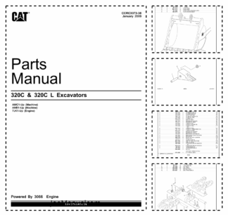 Caterpillar 320C 320C L Excavator Parts Catalog