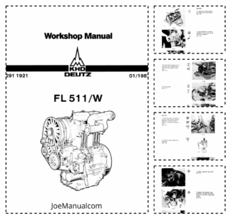 Deutz CASE FL 511W Engine Workshop Manual