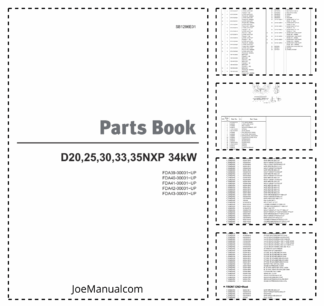 Doosan D20NXP D25NXP D30NXP D33NXP D35NXP 34kW Forklift Parts Catalog