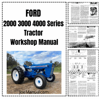 FORD 2000 3000 4000 Series Tractor Workshop Manual