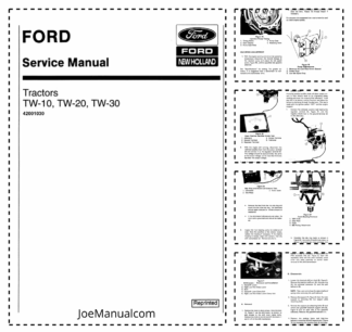 FORD TW-10 TW-20 TW-30 Tractors Service Manual