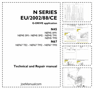 FPT Fiat Powertrain N45 N67 NEF Engines Technical and Repair Manual 9806/4900