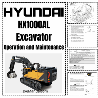 Hyundai HX1000AL Excavator Operators Manual