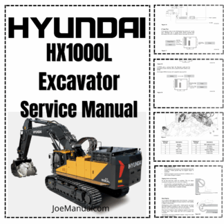 Hyundai HX1000L Excavator Service Manuall