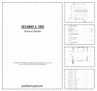 Hyundai HX480S L Material Handler Attachment Operation Maintenance Manual