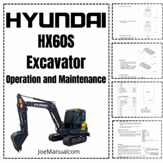 Hyundai HX60S Mini Excavator Operation Maintenance Manual