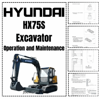 Hyundai HX75S Excavator Operation Manual
