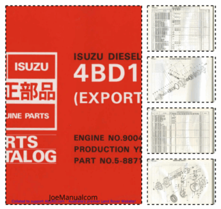 Isuzu 4BD1 Type Engine Parts Catalog