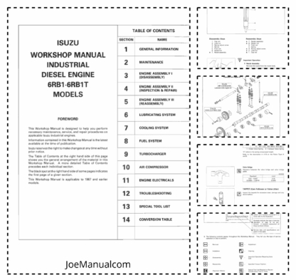 Isuzu 6RB1 6RB1T Engine Workshop Manual - JoeManual.com