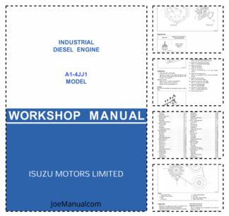Isuzu JCB A1-AJJ1 Engine Workshop Manual 9806/3060