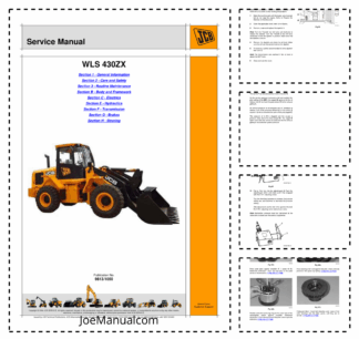 JCB 430ZX Wheel Loader Service Manual 9813/1050