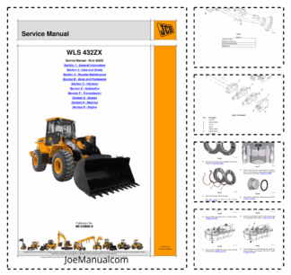 JCB 432ZX Wheel Loader Service Manual 9813/0800