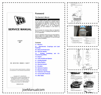 JCB 457 Loader Service Manual 9813/4150