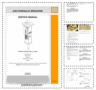 JCB HM012T HM380T Hydraulic Breakers Service Manual 9813/5850