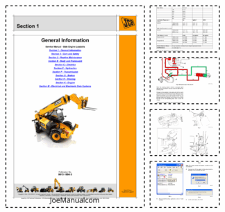 JCB Loadall Machines in the 5A and 5T Groups Service Manual 9813/1500