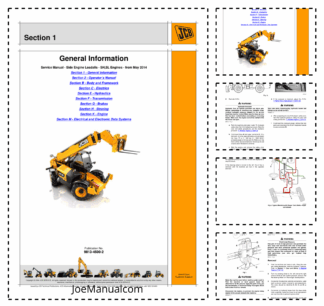 JCB Loadall machines in the 5A and 5T groups Service Manual 9813/4500-2