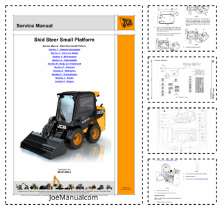 JCB Skid Steer Small Platform Service Manual 9813/1350-2