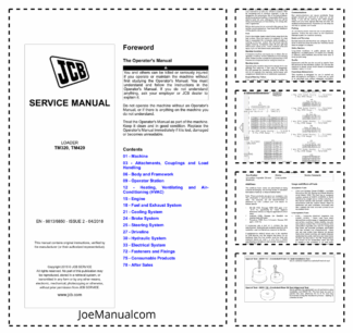 JCB TM320 TM420 Loader Service Manual 9813/6850