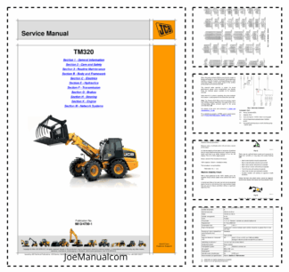 JCB TM320 Telescopic Loader Service Manual 9813/4700-1