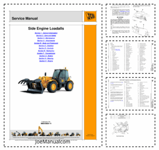 JCB from 530-70 to 540-170 Loadall Service Manual 9803/3630-14