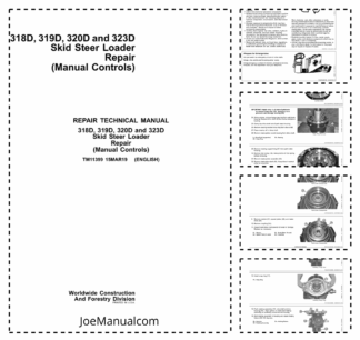 John Deere 318D 319D 320D 323D Skid Steer Loader Repair Manual TM11399