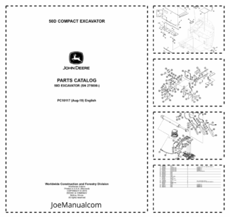 John Deere 50D Compact Excavator Parts Catalog PC10117