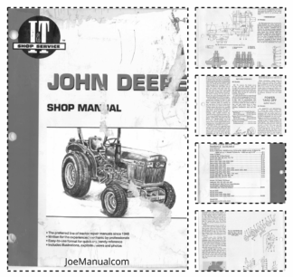 John Deere 850 950 1050 Tractors Shop Manual