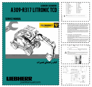 Liebherr A309 R317 Excavator Service Manual