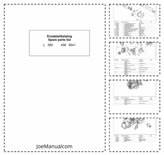 Liebherr L580 Wheel Loader Parts Catalog