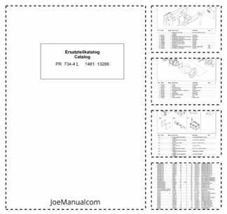 Liebherr PR734-4L Bulldozer Parts Catalog