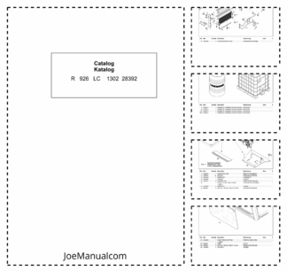 Liebherr R926LC Excvators Parts Catalog