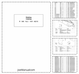 Liebherr R946NLC Excavator Parts Catalog